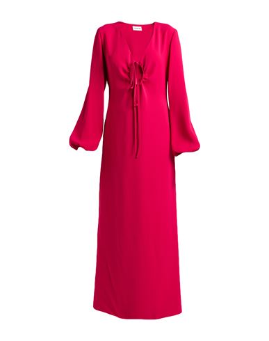 P.a.r.o.s.h P. A.r. O.s. H. Woman Maxi Dress Fuchsia Size Xxl Polyester In Blue