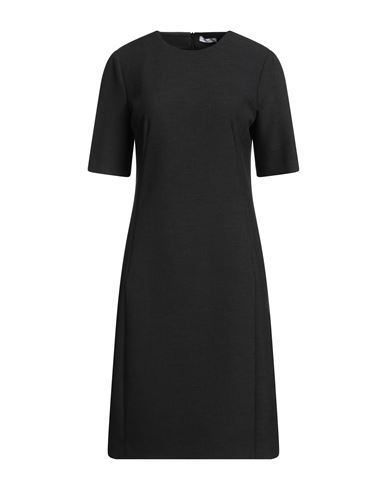 Peserico Easy Woman Midi Dress Charcoal Size 6 Polyester, Viscose, Cotton, Elastane In Gray