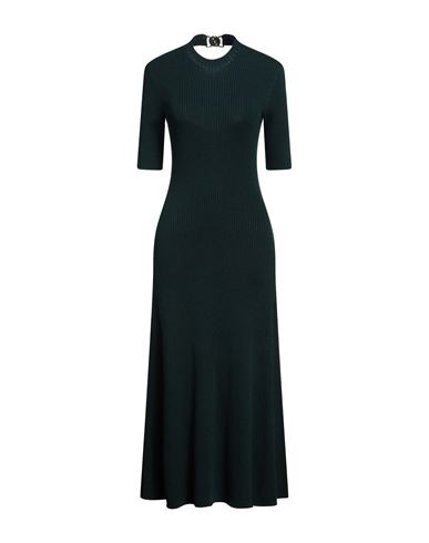 Midi-Kleid Damen Dunkelgrün 36 Damen