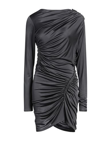 Atlein Woman Mini Dress Lead Size 6 Viscose In Grey