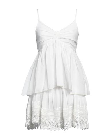 Vicolo Woman Mini Dress White Size Onesize Cotton In White