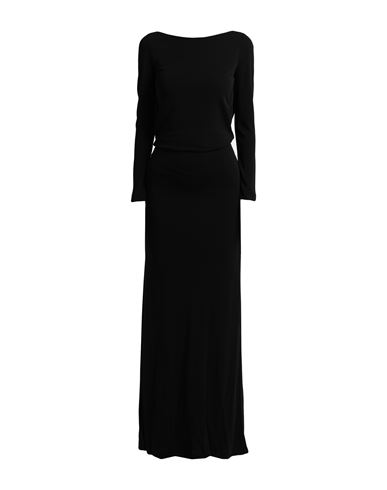 Dsquared2 Woman Maxi Dress Black Size L Viscose In Black