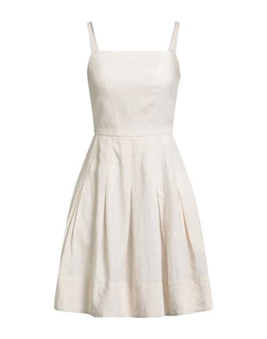 Eleventy Woman Mini Dress Ivory Size 0 Linen