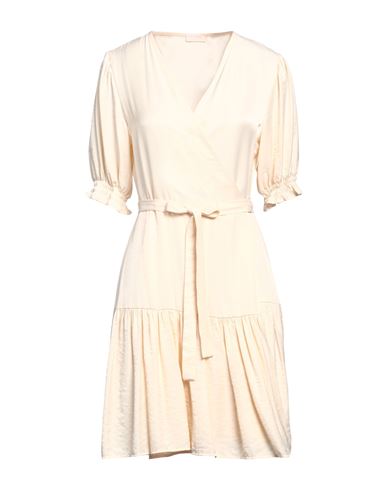 Liu •jo Woman Mini Dress Ivory Size 6 Viscose, Polyester In Pink