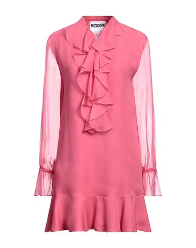 Moschino Woman Mini Dress Pink Size 10 Silk In Pink