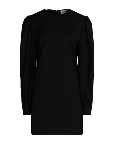 Mariuccia Woman Mini Dress Black Size L Viscose In Black