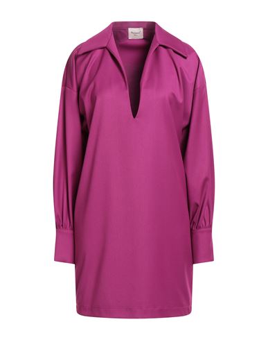 Mariuccia Woman Mini Dress Magenta Size Xs Polyester, Viscose, Elastane In Purple