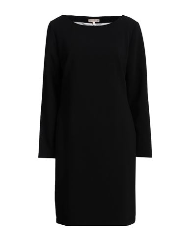 Camicettasnob Woman Mini Dress Black Size 8 Polyester, Rayon, Elastane In Black