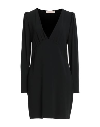 Jucca Woman Mini Dress Black Size 10 Acetate, Viscose In Black
