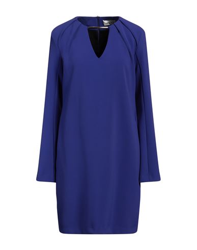 Meimeij Woman Mini Dress Purple Size 6 Polyester, Elastane, Acetate In Purple