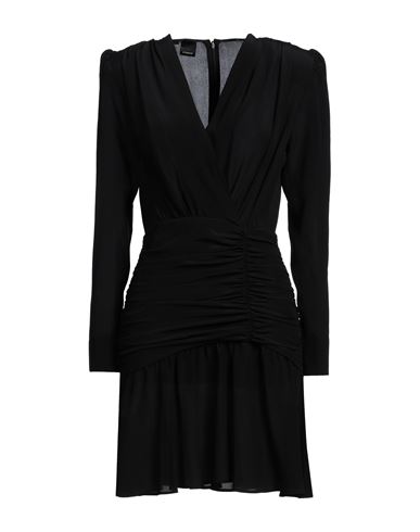 Pinko Woman Mini Dress Black Size 4 Silk