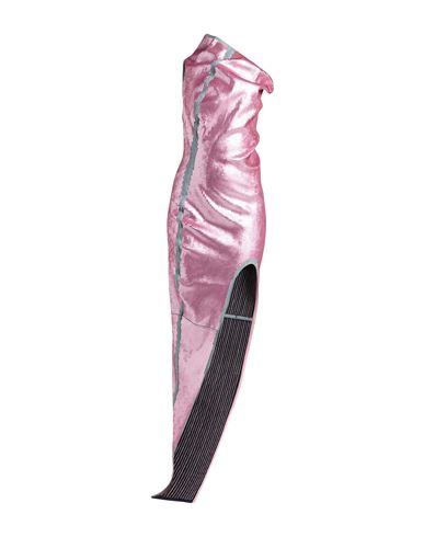 RICK OWENS RICK OWENS WOMAN MAXI DRESS PINK SIZE 4 COTTON, ELASTOMULTIESTER, RUBBER 