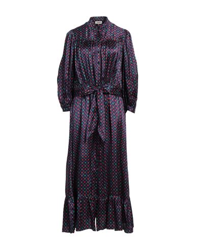Midi-Kleid Damen Dunkelviolett 32,34,36,38 Damen