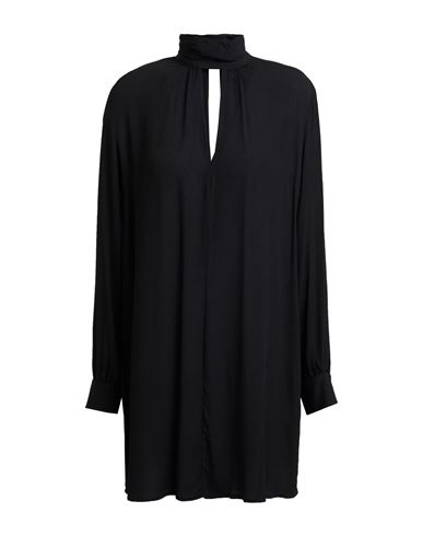 Kaos Woman Mini Dress Black Size 6 Rayon In Black