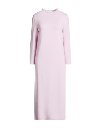 Fedeli Woman Midi Dress Lilac Size 6 Cashmere In Pink