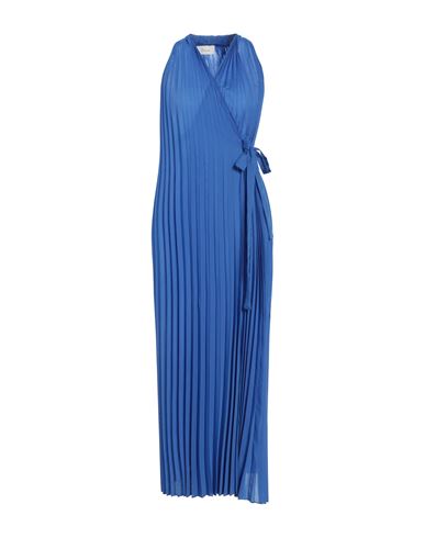 Vestido largo Mujer Azul marino M Mujer