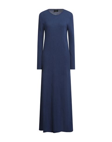Roberto Collina Woman Midi Dress Navy Size M Merino Wool, Cashmere