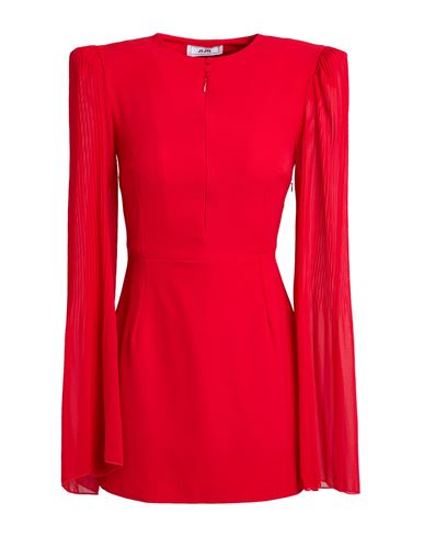 Jijil Woman Mini Dress Red Size 8 Polyester, Elastane