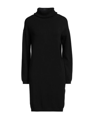 HAVEONE HAVEONE WOMAN MINI DRESS BLACK SIZE ONESIZE VISCOSE, POLYESTER, POLYAMIDE 