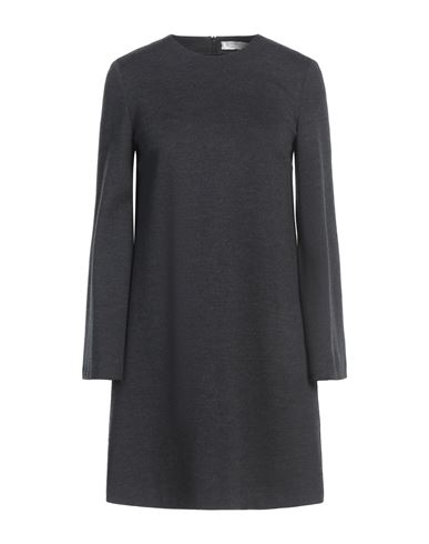 Harris Wharf London Woman Mini Dress Charcoal Size 2 Virgin Wool