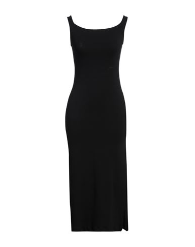 Hinnominate Woman Midi Dress Black Size S Cotton, Elastane In Black