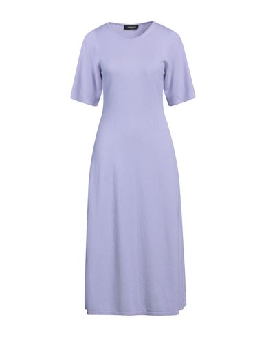 Shop Fabiana Filippi Woman Midi Dress Lilac Size 4 Virgin Wool, Silk, Cashmere In Purple