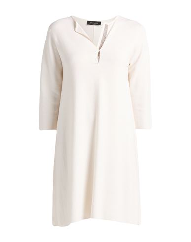 Fabiana Filippi Woman Mini Dress Off White Size 6 Merino Wool