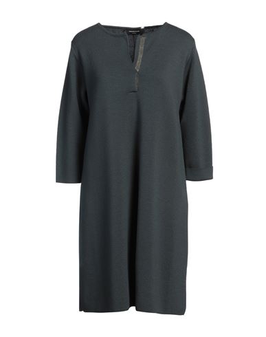 Fabiana Filippi Woman Mini Dress Deep Teal Size 8 Merino Wool
