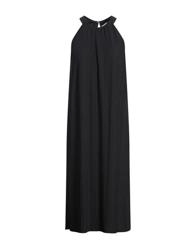 Max Mara Woman Midi Dress Black Size M Polyester In Black