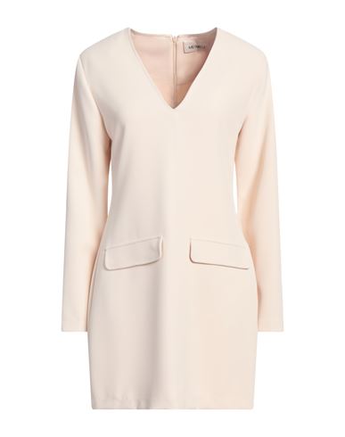 Shop Meimeij Woman Mini Dress Ivory Size 4 Polyester, Elastane In White