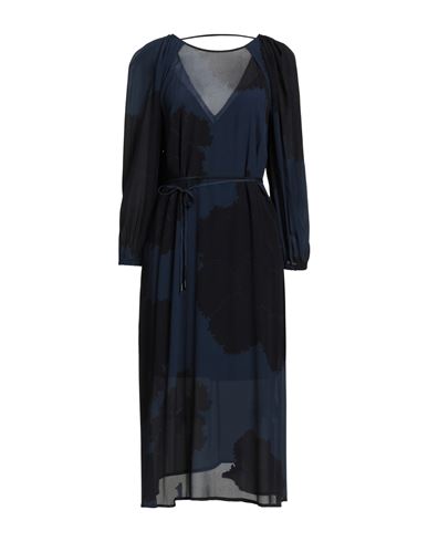 Meimeij Woman Midi Dress Midnight Blue Size 10 Viscose