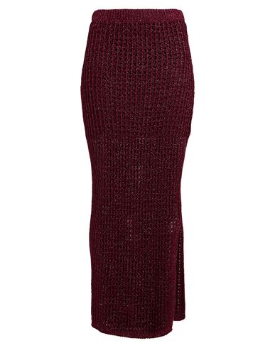 Shop Vicolo Woman Maxi Skirt Plum Size M Viscose, Polyester In Purple