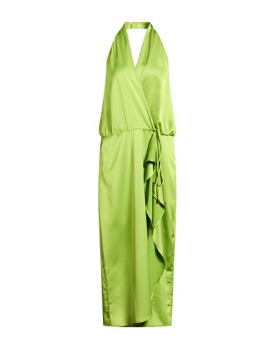 Pinko Woman Midi Dress Light Green Size 6 Polyester In Green