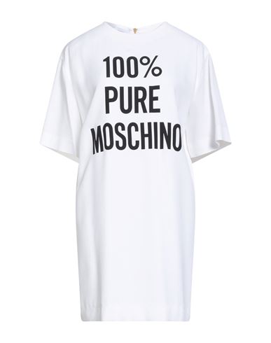 Moschino Couture Woman Mini Dress Ivory Size 8 Acetate, Viscose In White