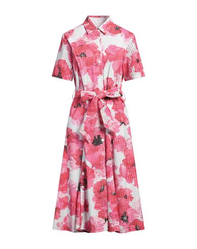Vestido midi Mujer Fucsia 38 Mujer