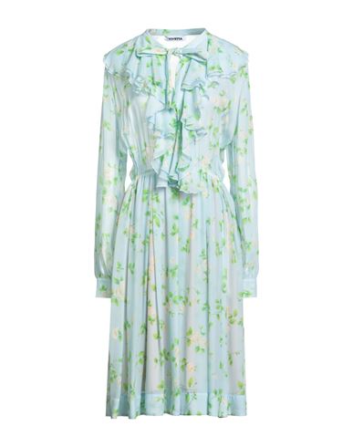 Vivetta Woman Midi Dress Sky Blue Size 10 Viscose In Blue