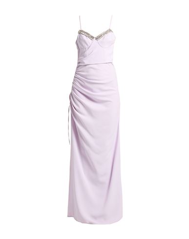 Amen Woman Maxi Dress Lilac Size 10 Polyester In Purple