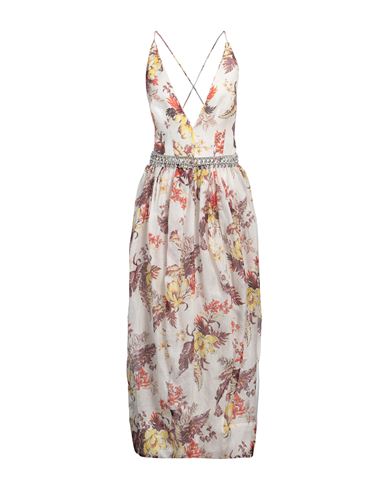 Maxi-Kleid Damen Elfenbein 2 Damen