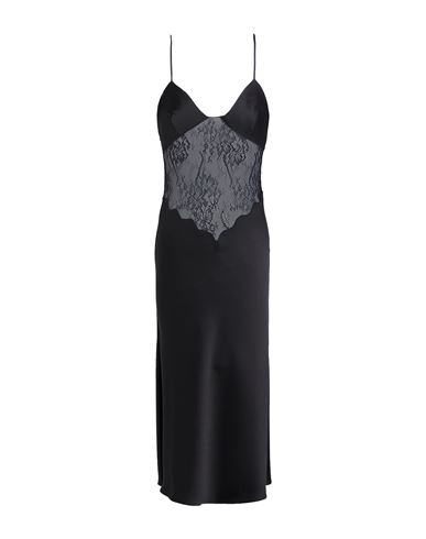 The Andamane Woman Midi Dress Black Size 6 Polyester, Polyamide