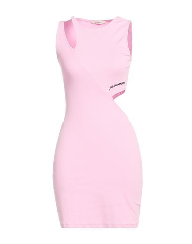Hinnominate Woman Mini Dress Pink Size S Cotton, Elastane In Pink