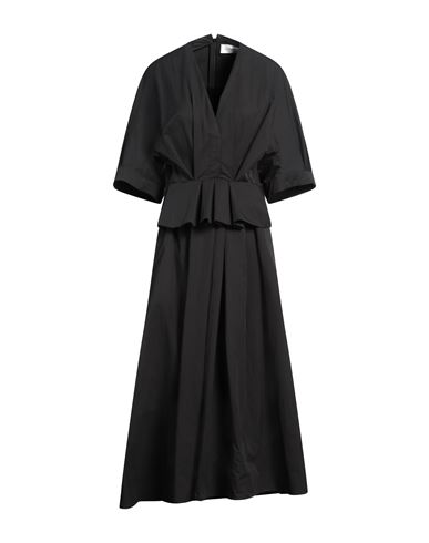 CHRISTIAN WIJNANTS CHRISTIAN WIJNANTS WOMAN MAXI DRESS BLACK SIZE 8 COTTON, POLYAMIDE 
