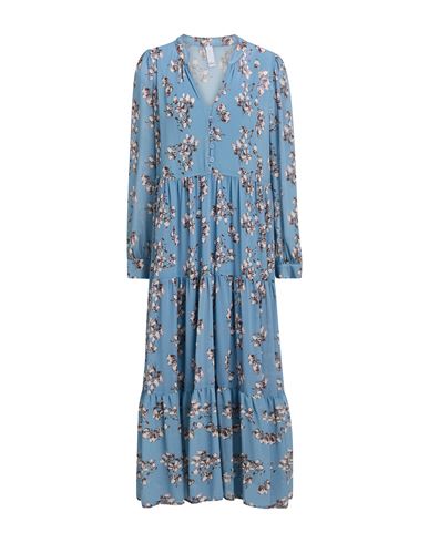 Shop Queguapa Woman Midi Dress Pastel Blue Size M Polyester
