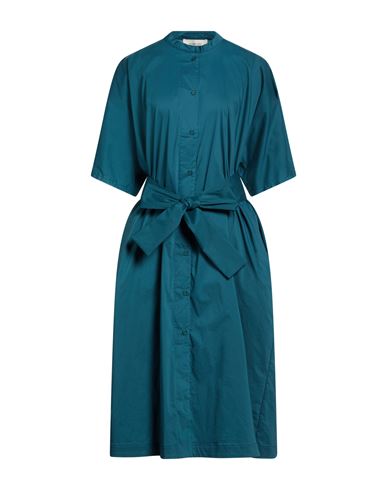Vestido midi Mujer Verde agua profundo 36,38,40,42,44 Mujer