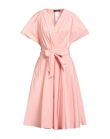 Weekend Max Mara Woman Midi Dress Pink Size 10 Polyester, Cotton