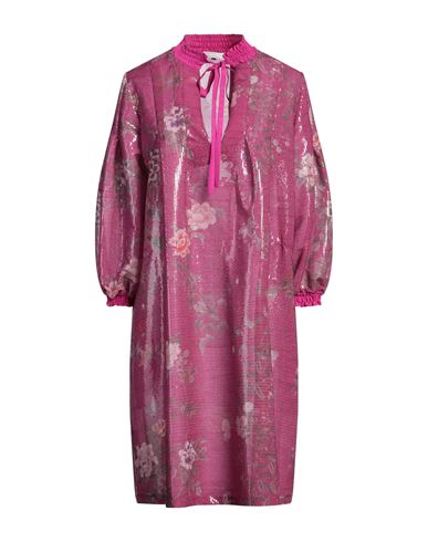 Pierre-louis Mascia Woman Mini Dress Mauve Size L Polyester, Silk