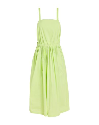 Midi-Kleid Damen Limettengrün 36 Damen