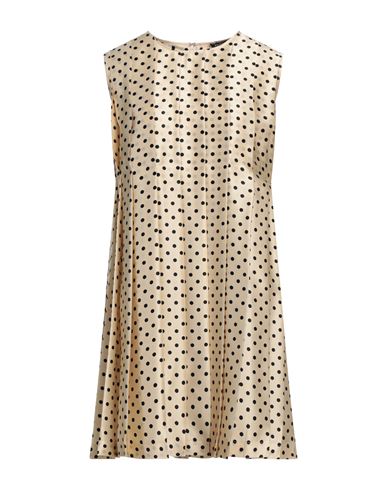 Aspesi Woman Mini Dress Pastel Yellow Size 6 Silk