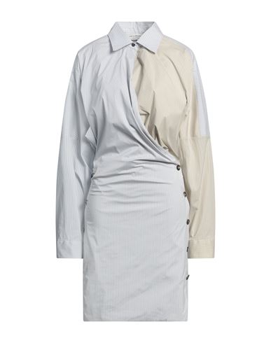 PHILOSOPHY DI LORENZO SERAFINI PHILOSOPHY DI LORENZO SERAFINI WOMAN MINI DRESS SKY BLUE SIZE 8 POLYESTER, POLYAMIDE, ELASTANE 