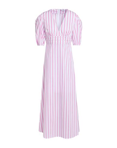 Caliban Woman Maxi Dress Orange Size 6 Cotton, Polyamide, Elastane In Pink