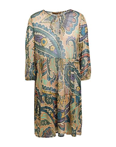 Siyu Woman Mini Dress Gold Size 8 Polyester, Polyamide In Gold